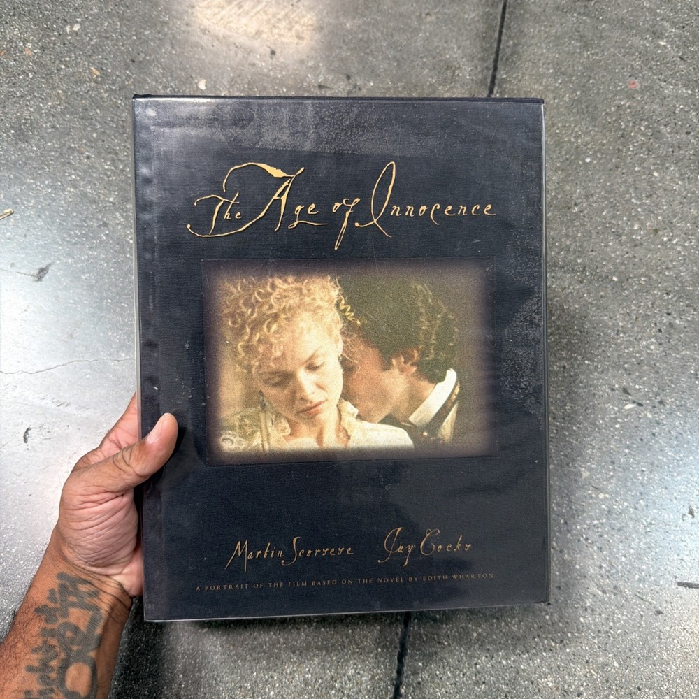 THE AGE OF INNOCENCE PORTRAIT OF THE FILM HARDCOVER MARTIN SCORSESE JAY COCKS